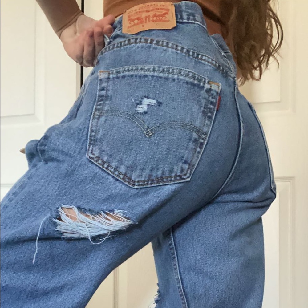 Levis 550 vintage orange tag